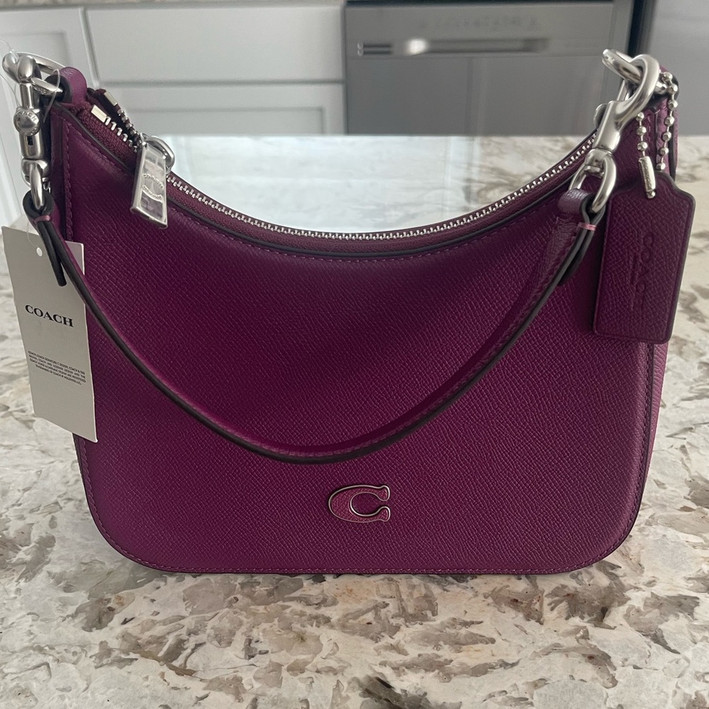 Coach Rich Purple Shoulder Bag